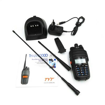 VHF UHF Walkie-Talkie a doppia banda leggero con funzione di ripetitore a banda trasversale da 10 Watt