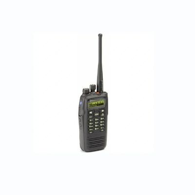 Radio digitale walkie-talkie portatile UHF/VHF con tensione di funzionamento 7,4 V in nero