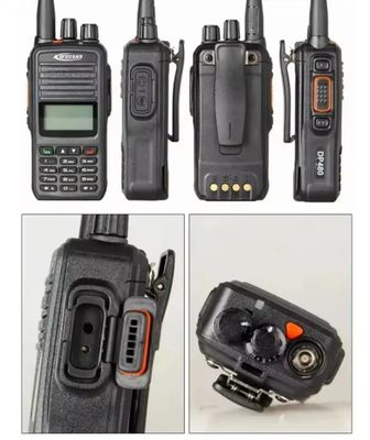 136-174MHz/400-470MHz gamma di frequenza diretta DMR Radio portatile per esigenze aziendali
