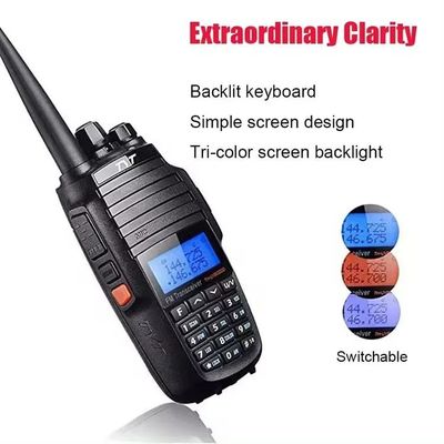 TH-UV8000e Ham Walkie Talkie con distanza di 10 Km e gamma di frequenze VHF 136-174