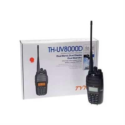 TH-UV8000e Ham Walkie Talkie con distanza di 10 Km e gamma di frequenze VHF 136-174