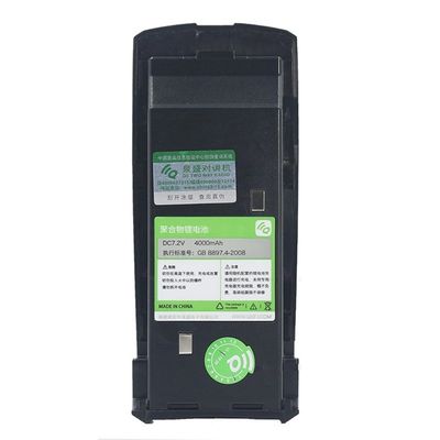 Walkie Talkie nero con batteria da 4000 mAh e scansione a più frequenze