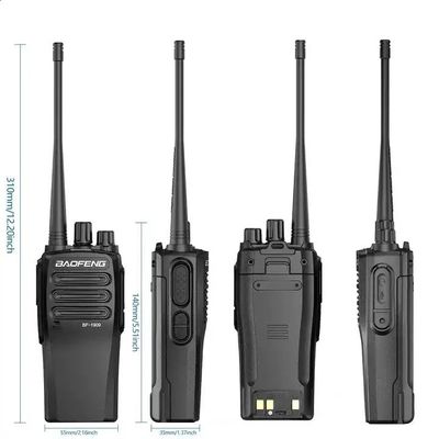 138*61*38MM Baofeng Bf-1909 10W UHF Ham Radio Intercom Transceiver Tipo C Walkie Talkie