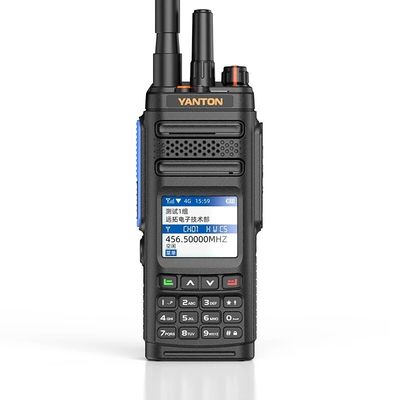 Rete pubblica Walkie Talkie Yanton T-X780 Dual Mode con funzione di allarme 194g Nero