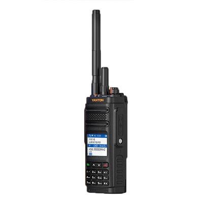 Rete pubblica Walkie Talkie Yanton T-X780 Dual Mode con funzione di allarme 194g Nero