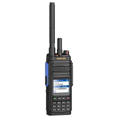 Rete pubblica Walkie Talkie Yanton T-X780 Dual Mode con funzione di allarme 194g Nero