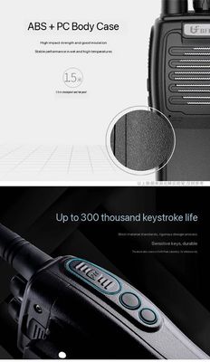 7.4V tensione di funzionamento Beifeng Bf620s Walkie Talkie 128 canali di archiviazione per professionisti