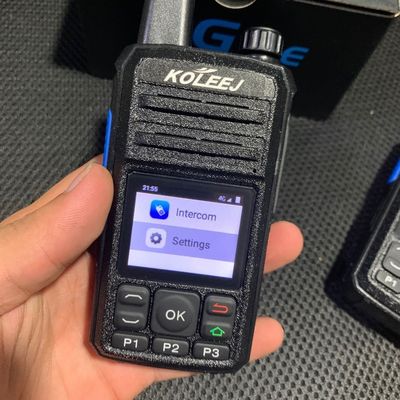 Walkie Talkie 4G portatile con GPS WCDMA SIM Card WiFi Bluetooth e Zello Wireless
