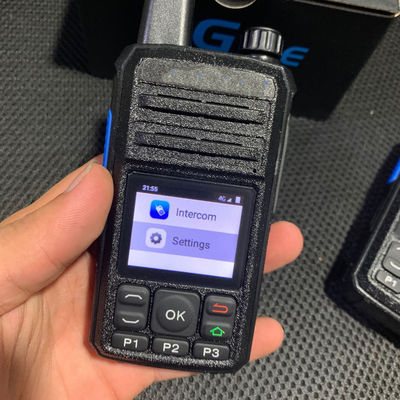 Walkie Talkie 4G portatile con GPS WCDMA SIM Card WiFi Bluetooth e Zello Wireless