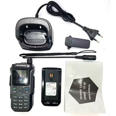 Baofeng UV-21 WalkieTalkie Handheld Ham Radio con batteria standard di tipo C e 1400MAH