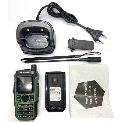 Baofeng UV-21 WalkieTalkie Handheld Ham Radio con batteria standard di tipo C e 1400MAH