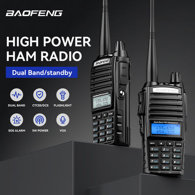 Baofeng UV82 VHF UHF Radio portatile per il Pakistan PTT 5 km Comunicazione a lunga distanza
