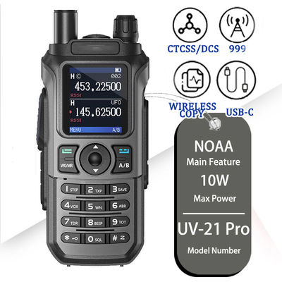 Long Range UV-21 Pro V2 Dual Band Walkie Talkie con batteria ad alta capacità 2600MAH