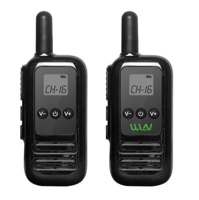 Negro WLN KD-C90 Mini Handheld DMR Walkie Talkie Comunicazione a lunga distanza resa facile