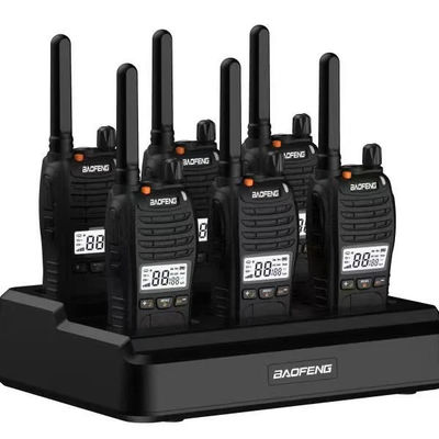 Walkie Talkie a carica a sei vie con gamma di frequenza 136-174/403-527MHZ e funzione VOX