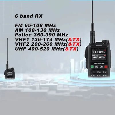 133*62*32mm Walkie Talkie Hm-618 in modalità di risparmio energetico a banda larga/stretta GPS/Glonass