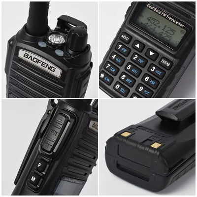 265g BAOFENG UV-82 Dual Band Dual Display Dual Standby Walkie Talkie per professionisti