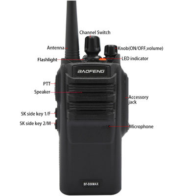 400-480MHz Walkie Talkie wireless portatile tipo GMRS con canale di archiviazione 16CH