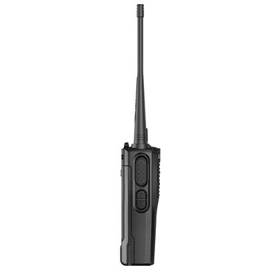 Walkie Talkie wireless portatile nero con segnale stabile e design resistente alle cadute