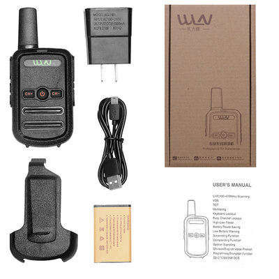 WLN KD-C52 Walkie Talkie Inferiore Superiore 3-5KM Range Frequenza 400-470MHz Top