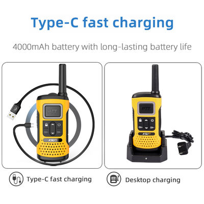 Portatile UHF KSUN GZ32 PMR FRS Licenza Radio a due vie gratuita con funzione di decodifica clone