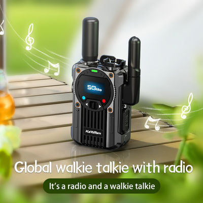 4G POC walkie-talkie in lega di zinco con funzione radio FM e supporto PTT esclusivo