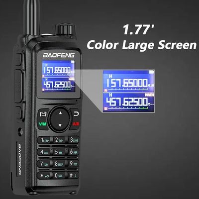 1-10KM Talk Range Baofeng UV-28L 10W Tri-Band Intercom USB-C Carica Radio CB Portatile