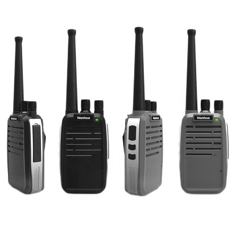 Radio portatile per hotel Intercom esterni Radio digitale mobile nero Walkie Talkie