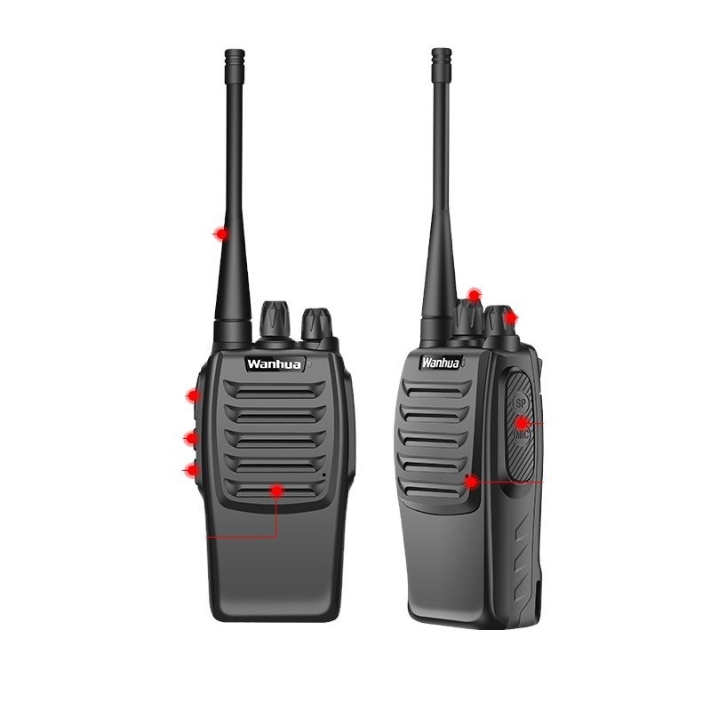 Hotel Wanhua WH27E Walkie Talkie personalizzabile 170*60*35MM UHF professionale a lungo raggio