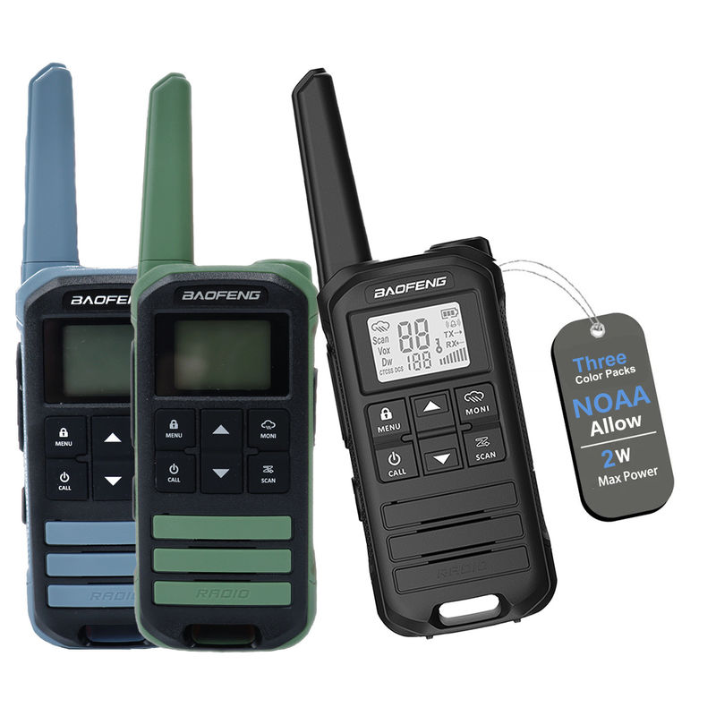BF FR-22A 2W Walkie Talkie a lungo raggio per escursioni Intercom per comunicazione esterna