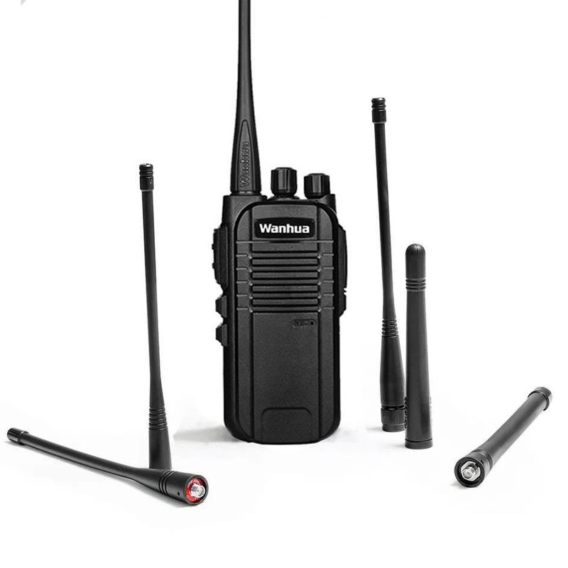 5dBi Gain Dual-Band Antenna per Wanhua UV6S UV9R Walkie Talkie VHF136-174 UHF400-470