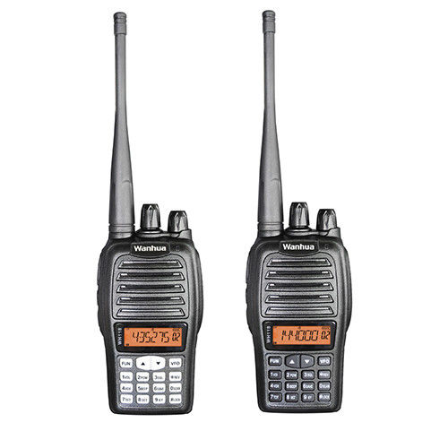 Wanhua WH118 Radio Walkie Talkie portatile 2W Potenza di uscita doppia banda UHF VHF Lungo raggio