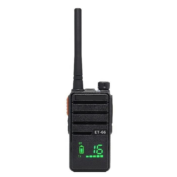Mini walkie-talkie a due canali per la comunicazione a lunga distanza ET-66