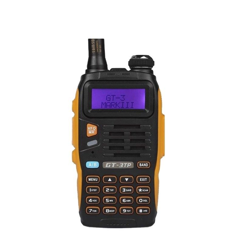 128 canali di archiviazione walkie-talkie impermeabile 5 Watt radio a doppia banda mobile bidirezionale