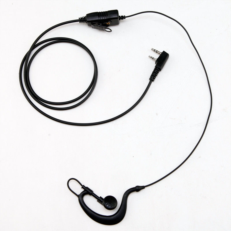 Microfono Auricolare per Icom Radio a due vie Walkie-talkie Air Tube Tempo di ritardo wireless