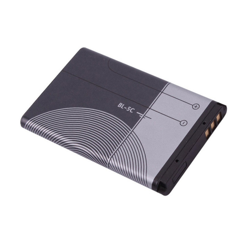 Batteria a litio BL-5C di lunga durata per Nokia1100 1600 E60 N70 Vita più di 500 volte