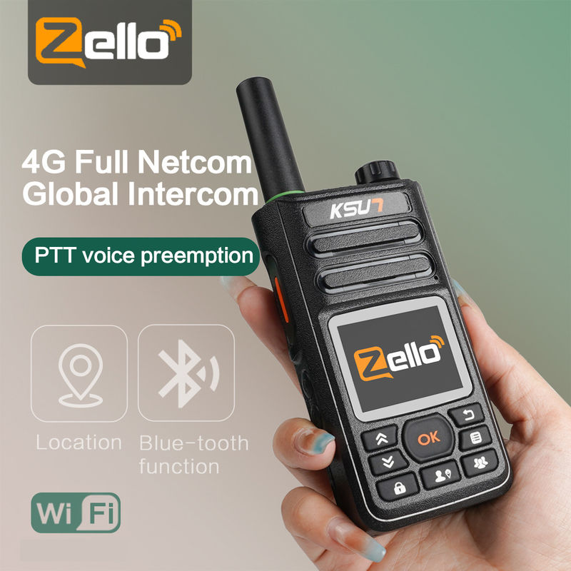 GPS WiFi POC Network Walkie Talkie 4G POC Radio bidirezionale con comunicazione a lungo raggio