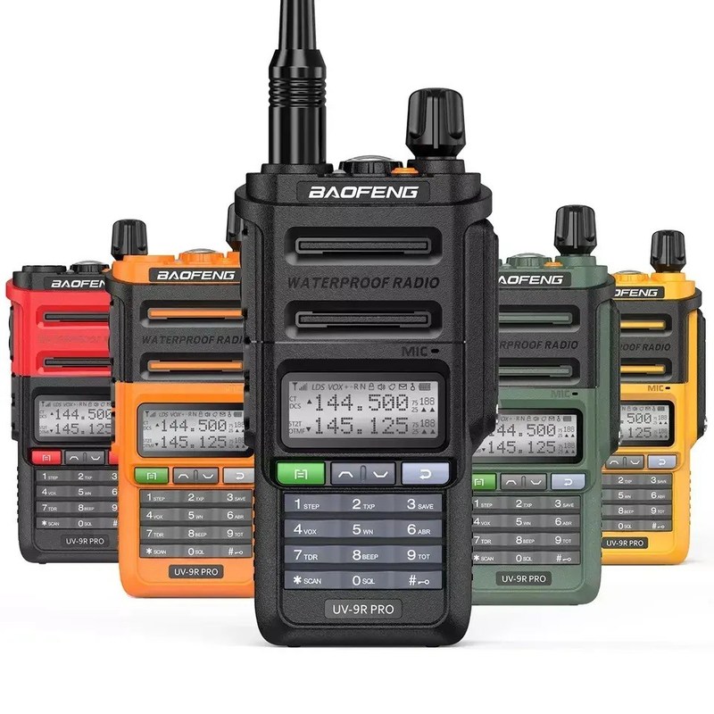GMRS Walkie Talkie tipo Baofeng UV-9R PRO impermeabile IP68 Radio a lunga portata UHF/VHF