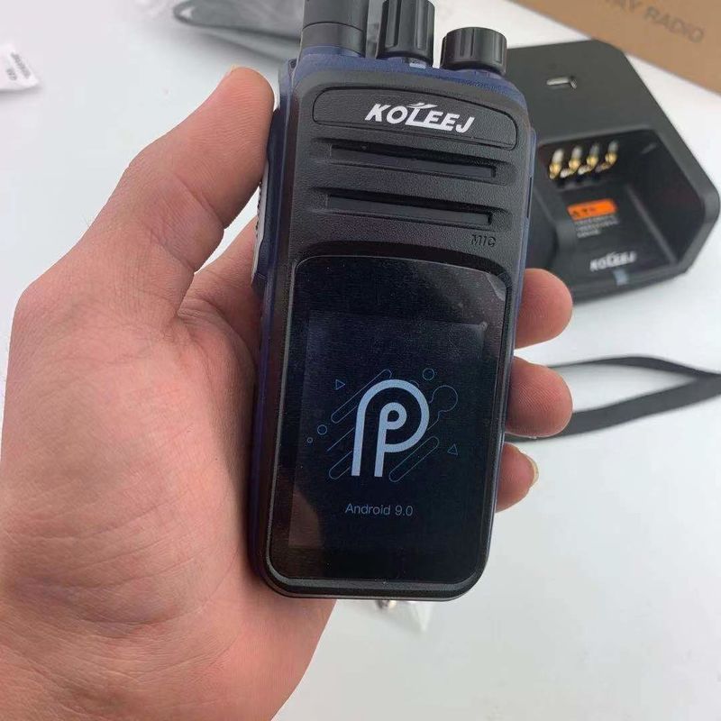 1800 mAh Capacità della batteria Walkie Talkie Android 9.0 N58 con 4G a lungo raggio e GPS
