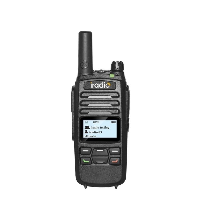 GPS portatile 2g/3g/4g CDMA/WCDMA/Network SIM card POC radio bidirezionale con torcia a LED