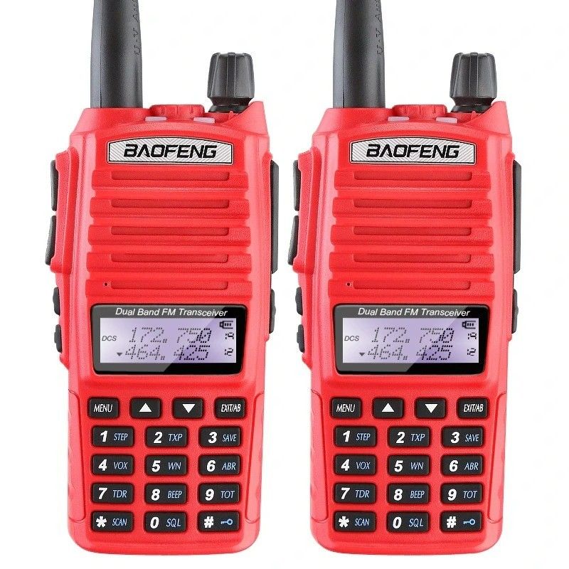 Baofeng UV-82 UHF/VHF Walkie-Talkie portatile a doppia frequenza ad alta potenza ed efficienza