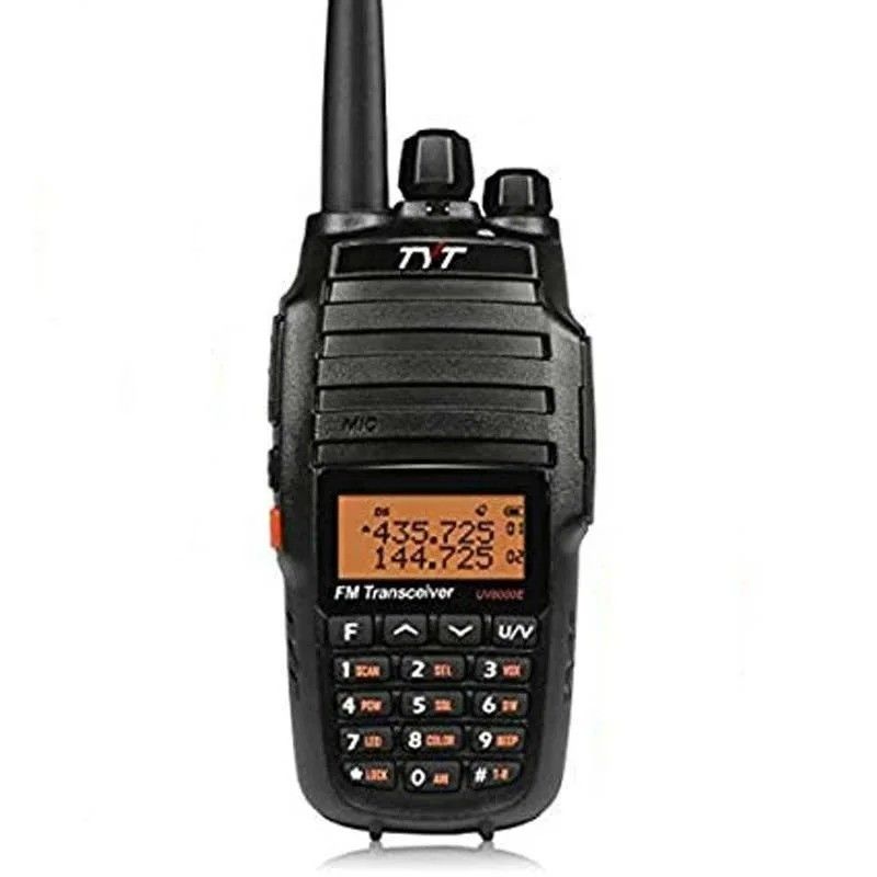 128 canale di archiviazione walkie-talkie a doppia banda per escursioni e campeggi 127,5 x 61,55 x 43 mm