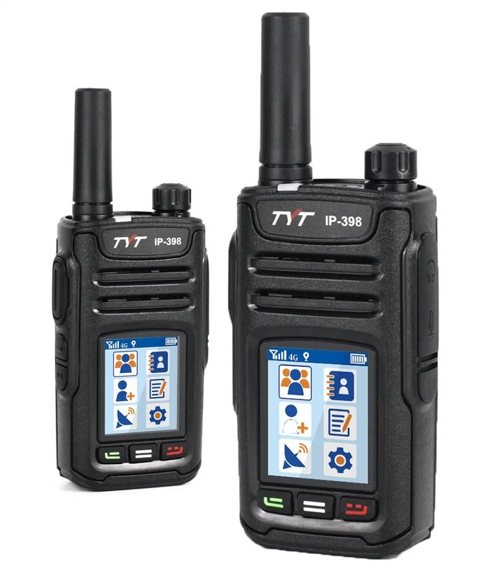 128 canali GPS portatile a lungo raggio registrazione vocale Sos Tyt LTE walkie-talkie IP-398