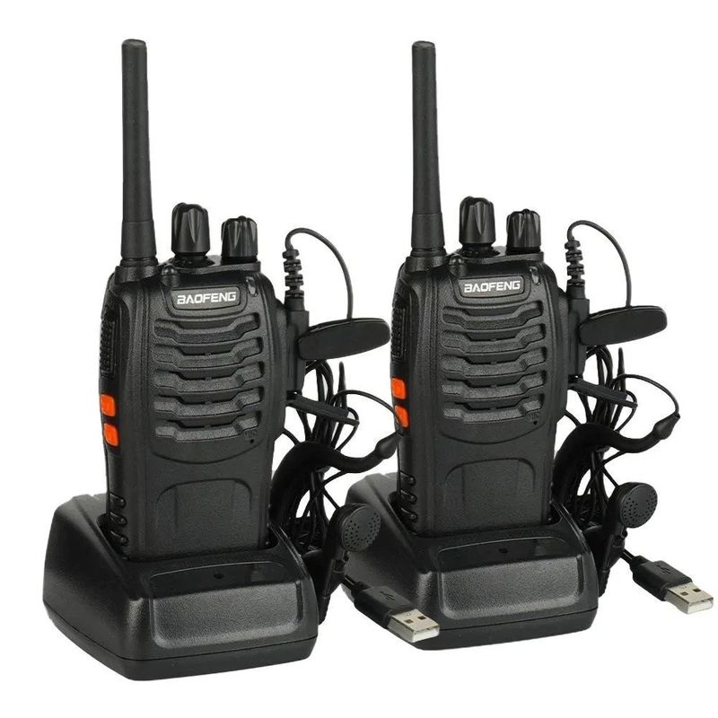 Baofeng Bf-88E 1500mAh Walkie Talkie portatile bidirezionale per FRS e Ham Radio nel 2024