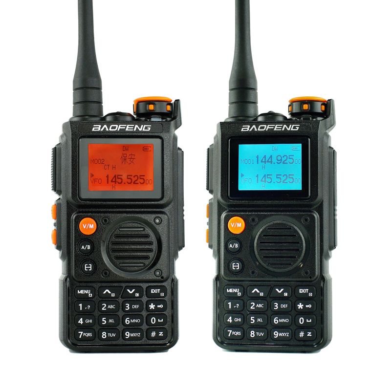Long Range Full Band UV-K6 Tipo C Walkie Talkie di ricarica con batteria standard 1400MAH