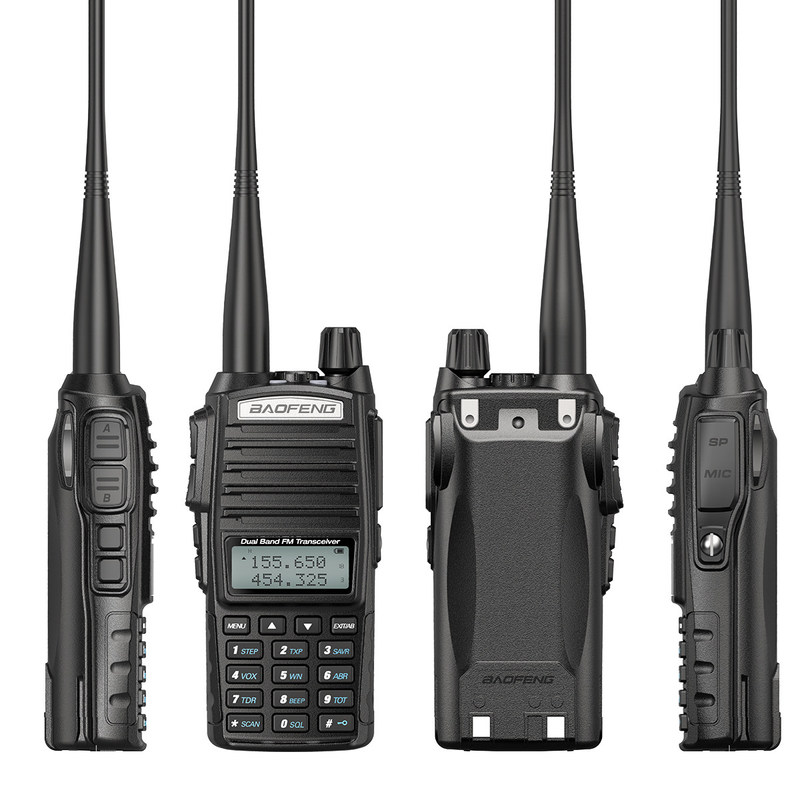 Baofeng UV82 VHF UHF Radio portatile per il Pakistan PTT 5 km Comunicazione a lunga distanza