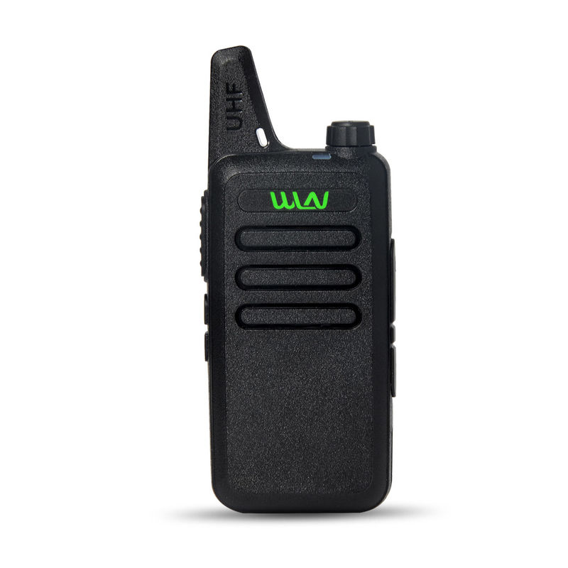 WLN KD-C1 2W/0.5W UHF Mini Walkie Talkie Handheld Transceiver 400-480MHZ Bianco in necessità