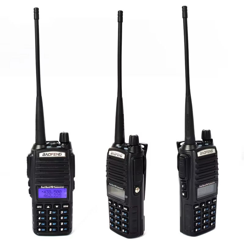 265g BAOFENG UV-82 Dual Band Dual Display Dual Standby Walkie Talkie per professionisti
