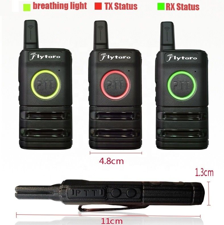 GMRS Walkie Talkie MINI Comunicazione wireless portatile UHF 400-480MHz VHF 110*48*13mm