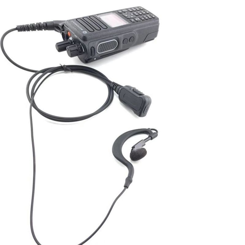 Auricolare walkie-talkie Motorola DP4801E con forma singola D e standard impermeabile IPX-4